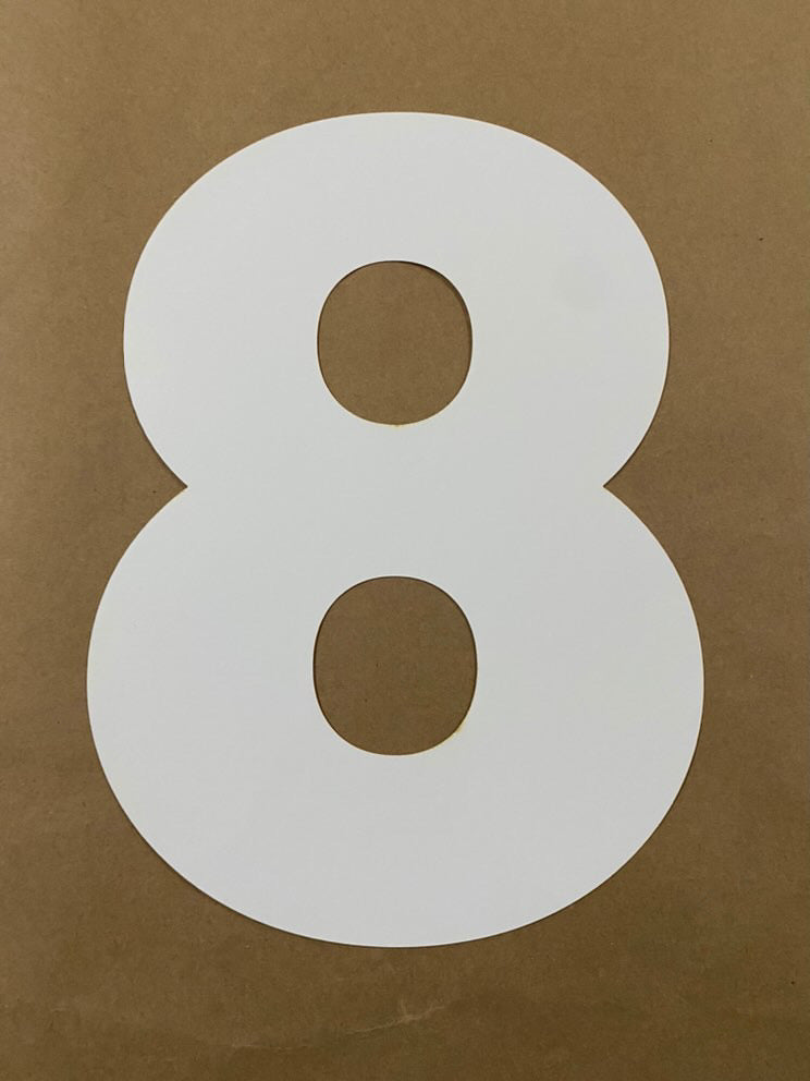 Gabarit number cakes — format A4