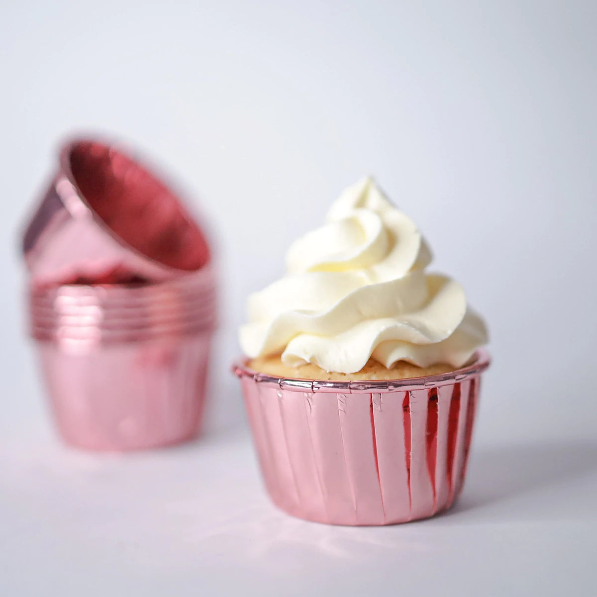 Caissette à cupcakes rose gold — lot de 24
