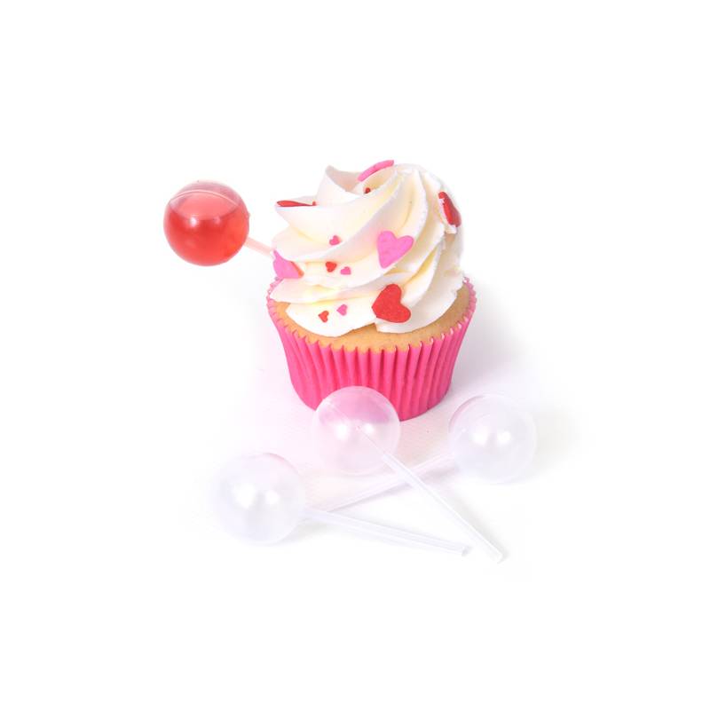 Pipette plastique pour décor de gâteaux — lot de 10