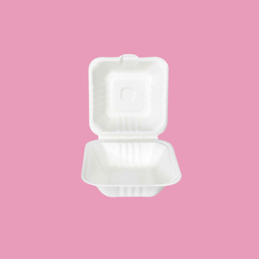 Boîte à bento blanche — lot de 10