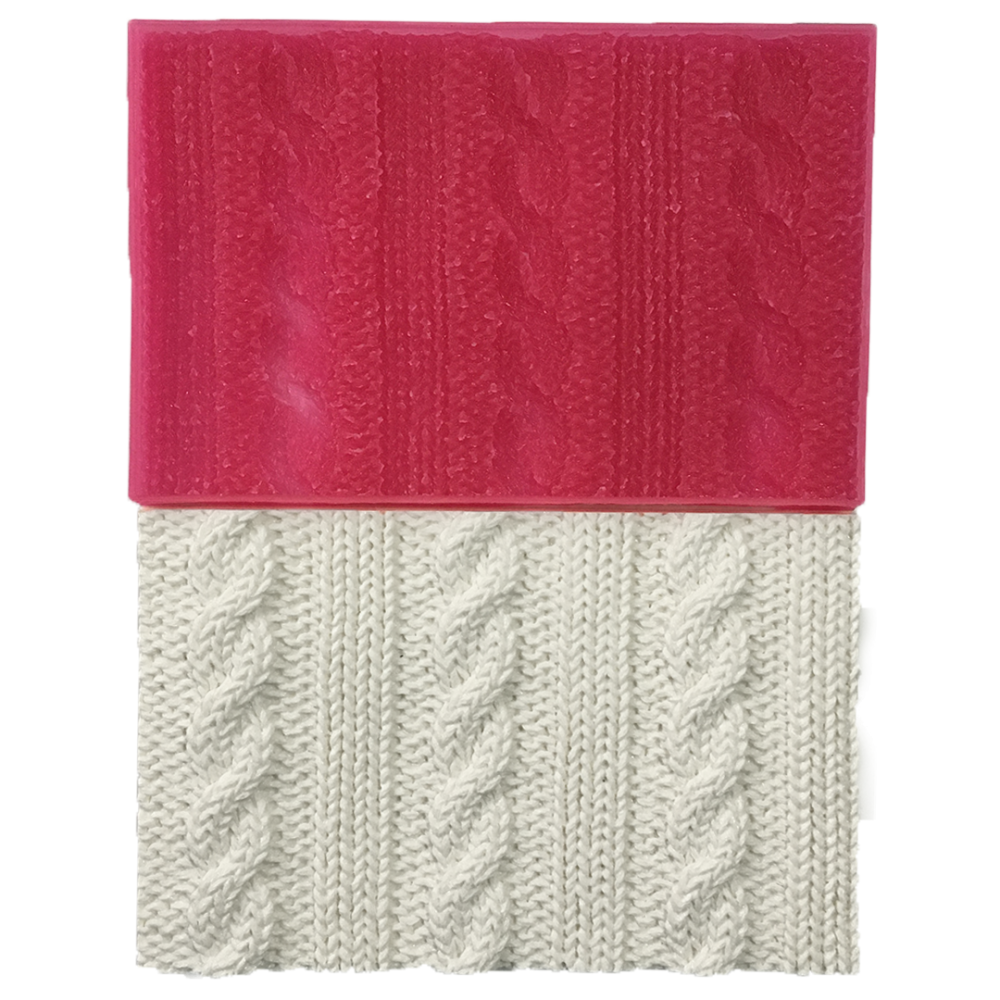 Moule en silicone — tricot triple