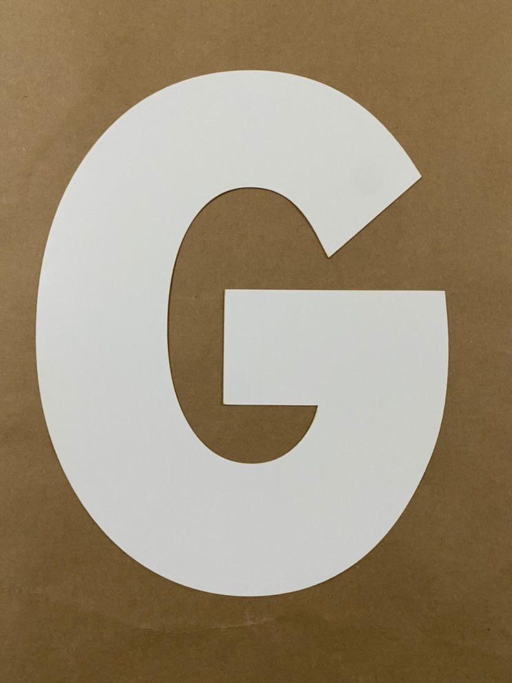 Gabarit lettres cakes — format A3