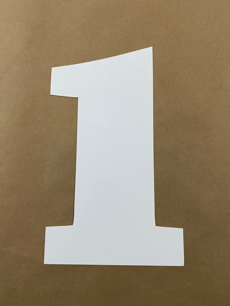 Gabarit number cakes — format A3