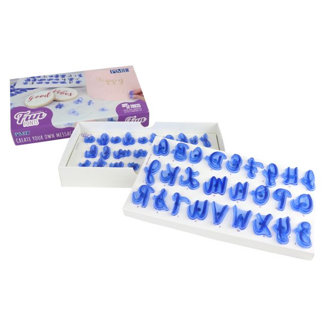 Moule en silicone PME Fun Fonts — alphabet collection 1