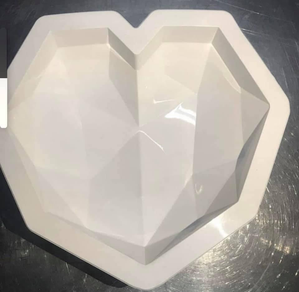 Moule en silicone — cœur 3D
