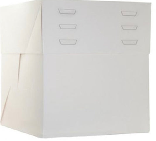 Boîte à gâteaux réglable 25x25 — hauteur 20 à 30 cm