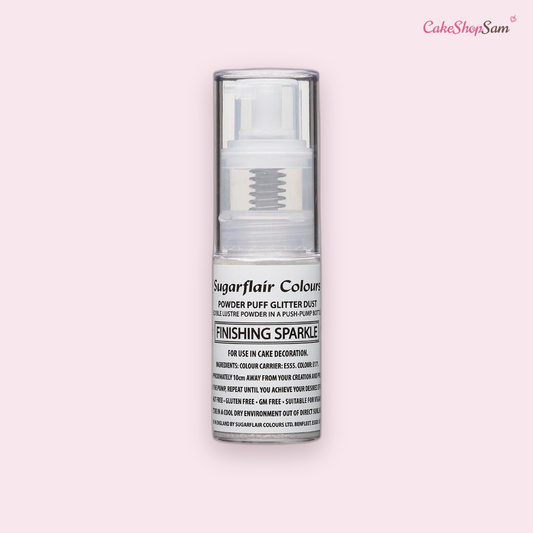 Spray pailleté Sugarflair — À Argent