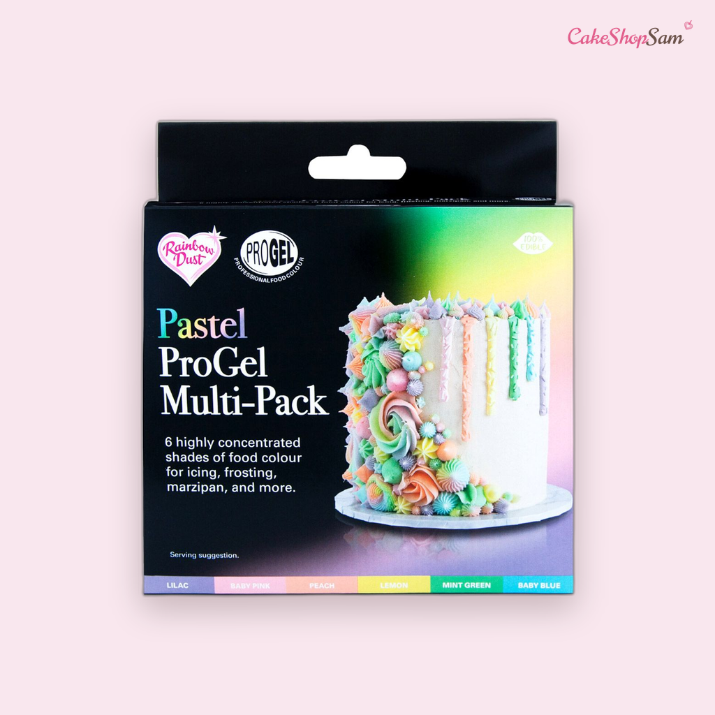 Colorant en gel ProGel — Coffret 6 teintes pastel