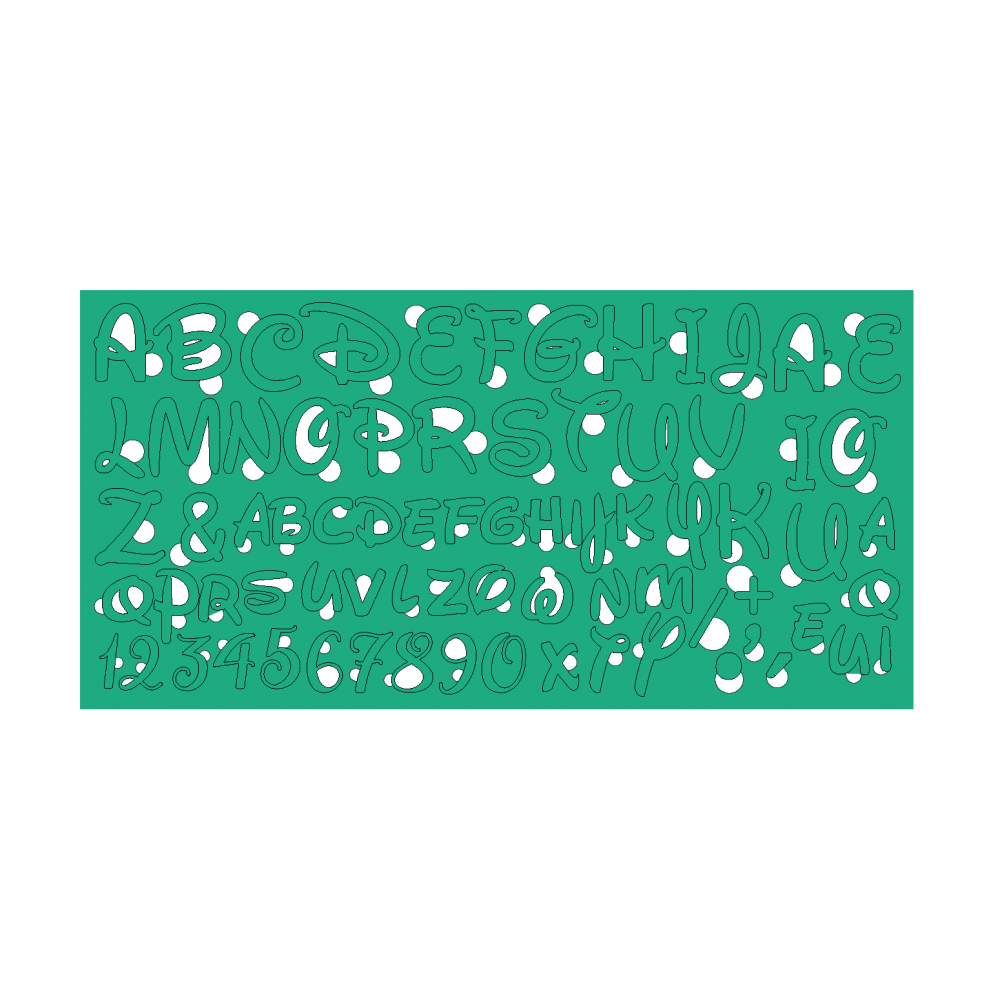 Embosseur — lettres et chiffres Disney small