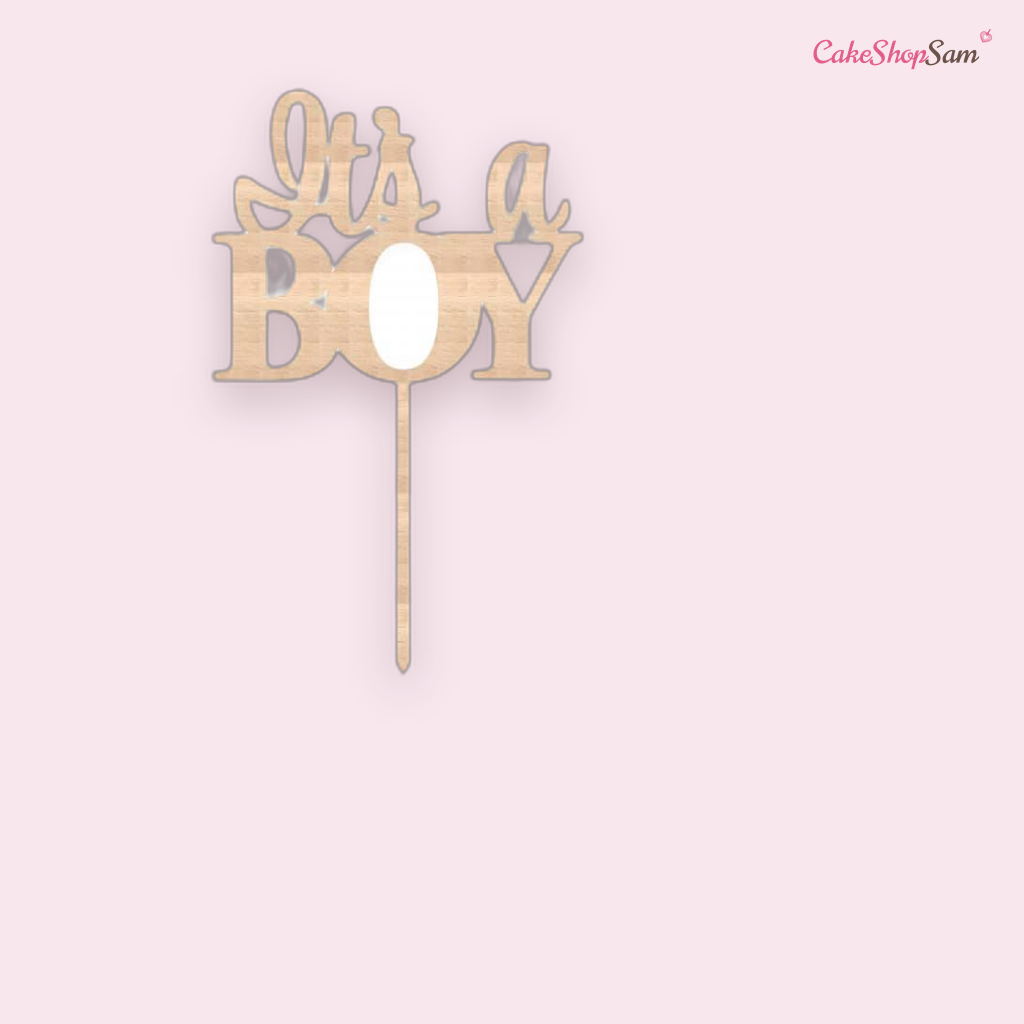 Cake topper it's à boy — CakeShopSam