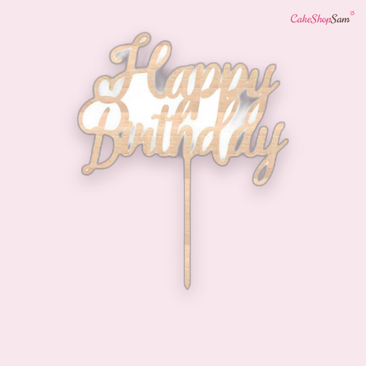 Cake topper - Happy birthday — CakeShopSam
