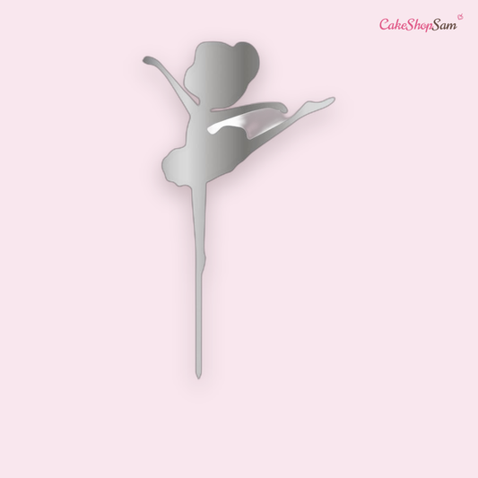 Cake topper - Sirène argenté — CakeShopSam
