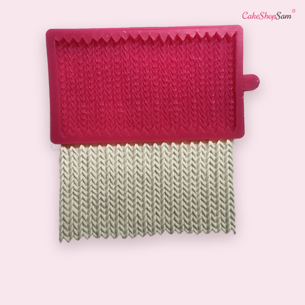 Moule en silicone - Tricot — CakeShopSam