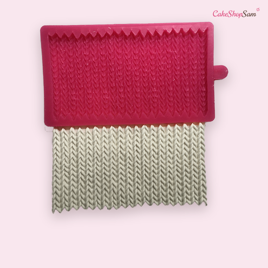Moule en silicone - Tricot — CakeShopSam