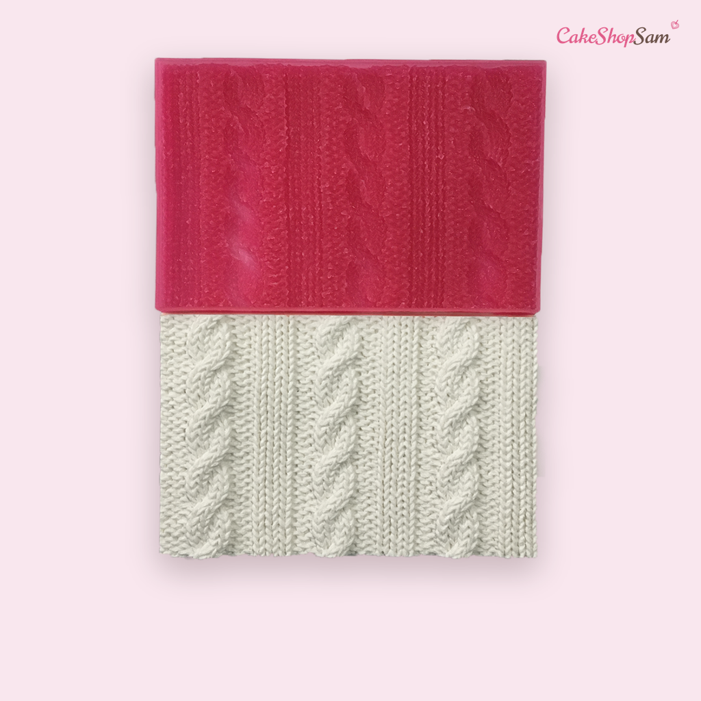 Forme en silicone - Tricot triple — CakeShopSam