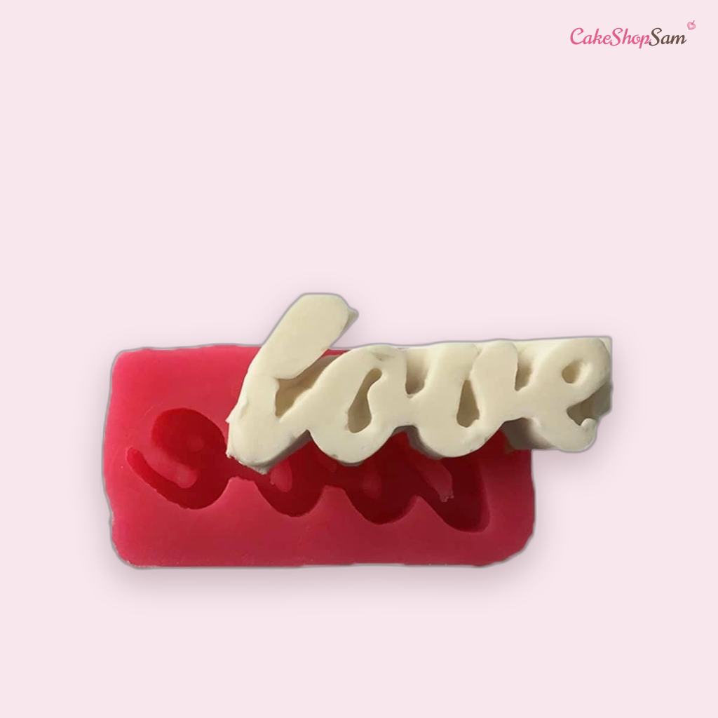 Forme en silicone - Love Modèle 2 — CakeShopSam