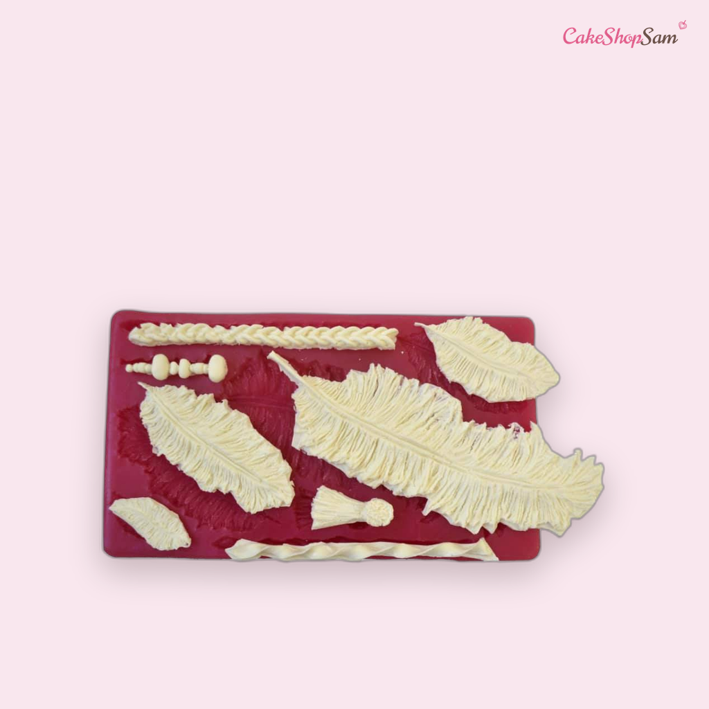 Forme en silicone - Feuillage Modèle 1 — CakeShopSam