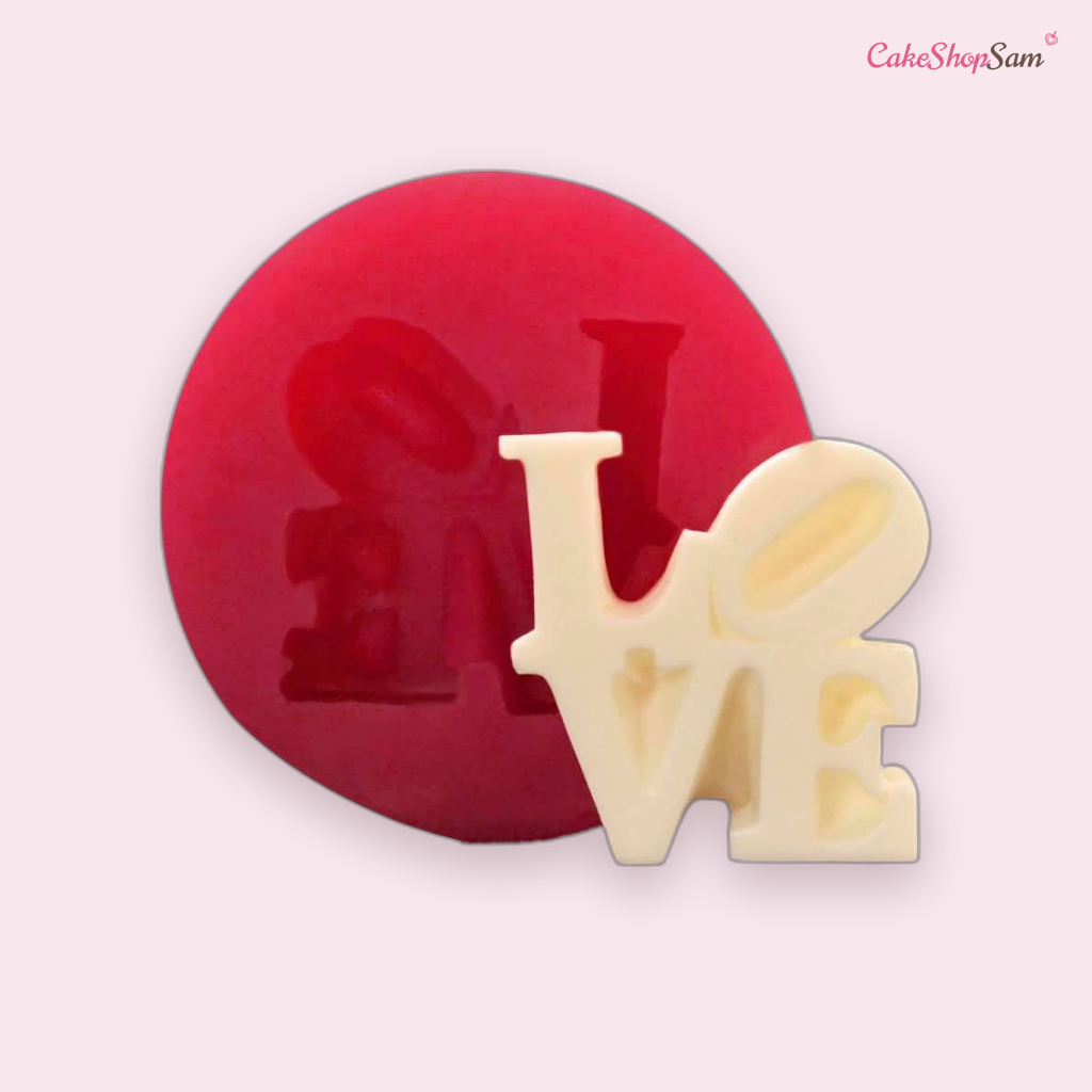 Forme en silicone - Love Modèle 1 — CakeShopSam