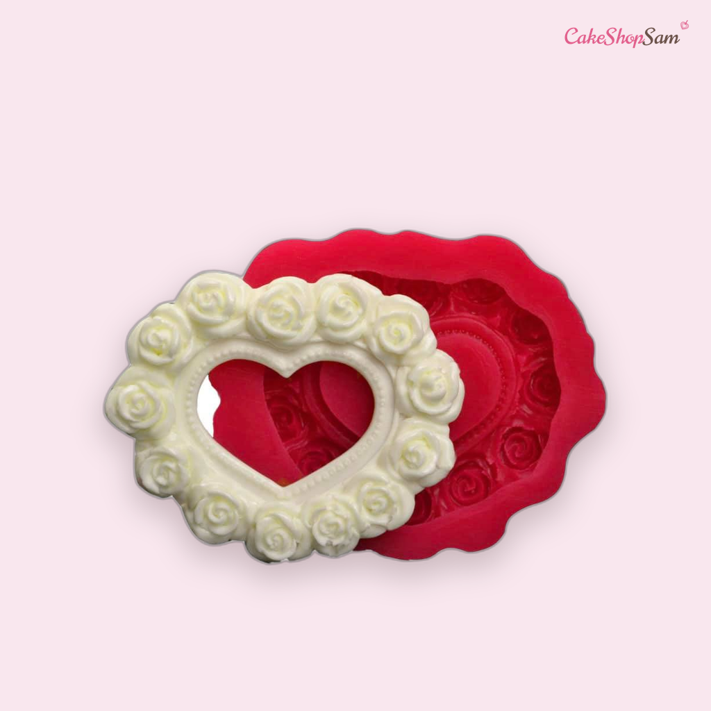 Forme en silicone - Cadre en forme de cœur — CakeShopSam