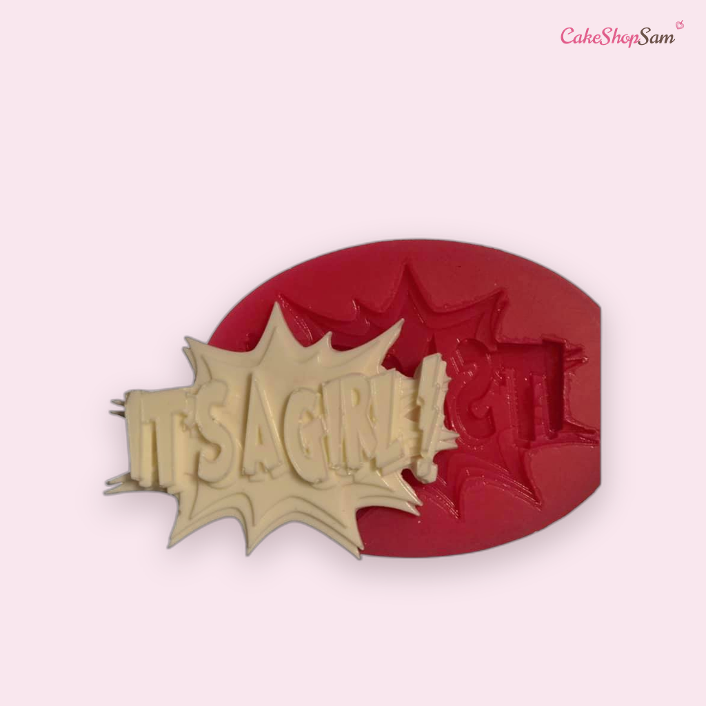 Forme en silicone - It's à girl — CakeShopSam