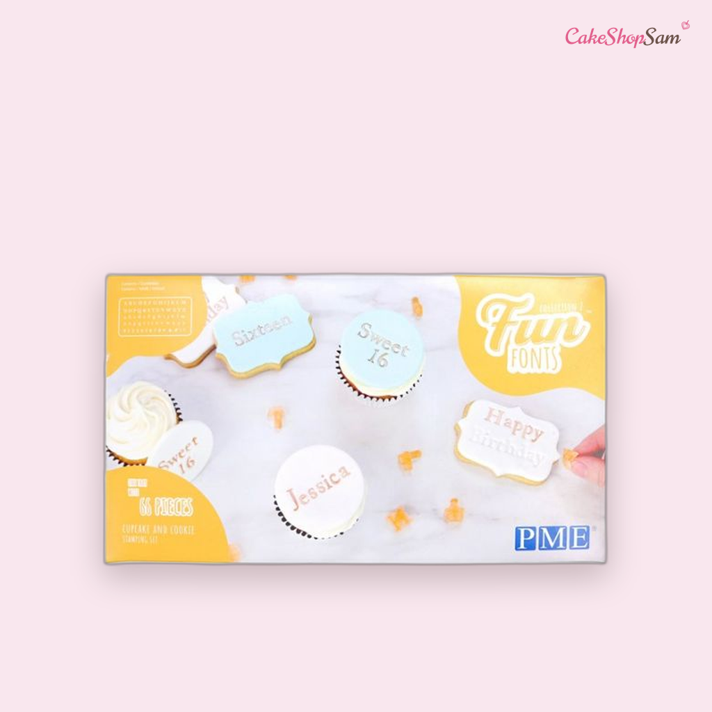 PME Fun Fonts - cookies & cupcakes — CakeShopSam