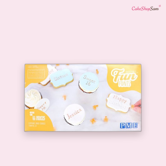 PME Fun Fonts - cookies & cupcakes — CakeShopSam