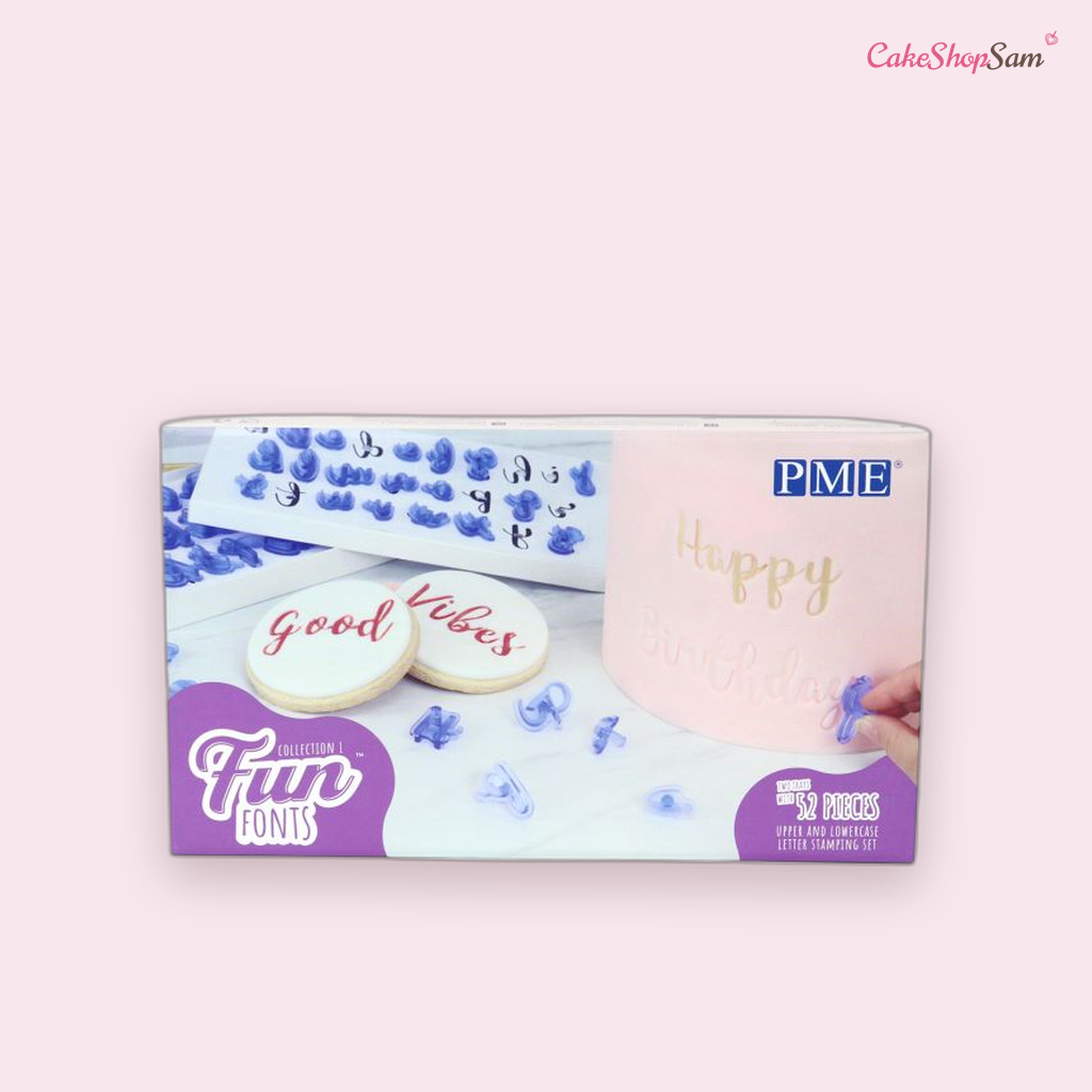 PME fun fonts Alphabet collection 1 — CakeShopSam