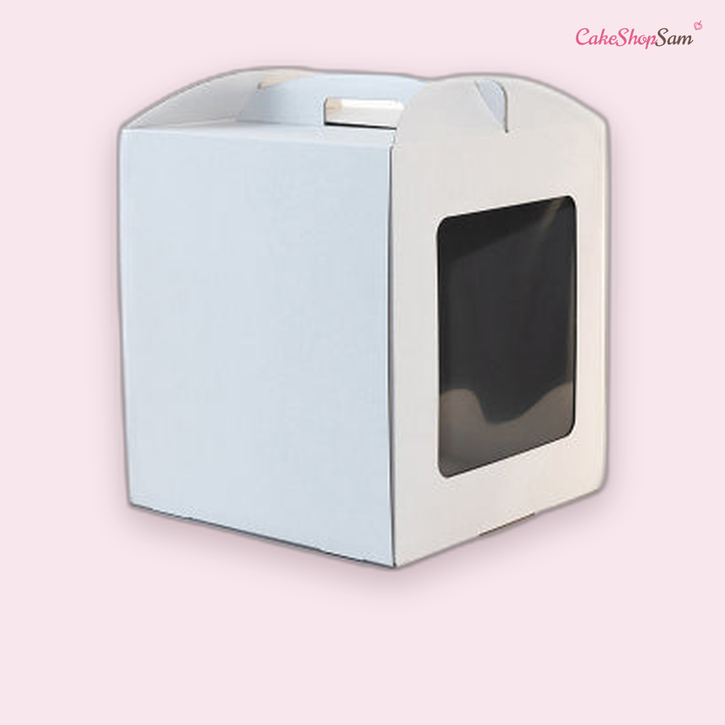 Boîte à gâteaux avec fenêtre 3 taille différentes — CakeShopSam
