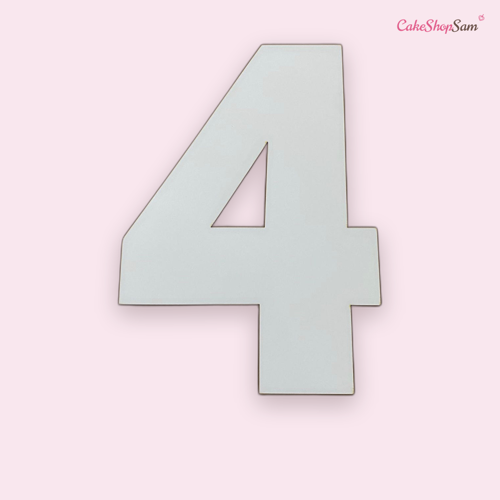 Gabarit Numbers cakes format A4 — CakeShopSam
