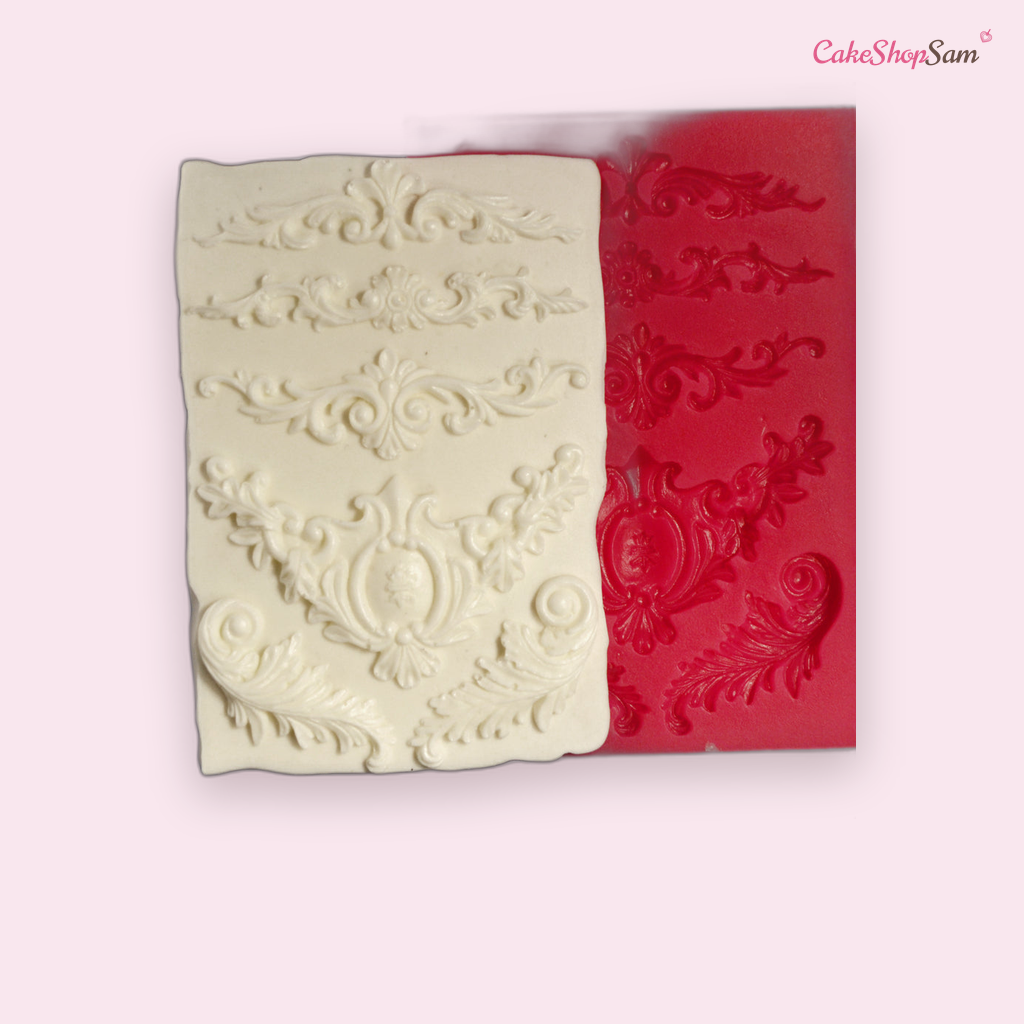 Moule silicone ornement et moulure — CakeShopSam