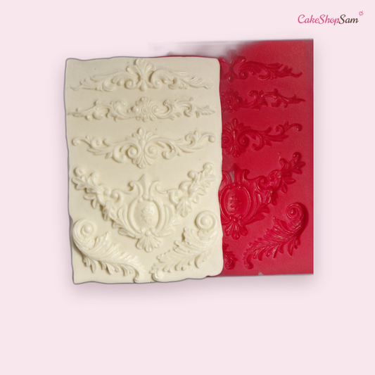 Moule silicone ornement et moulure — CakeShopSam