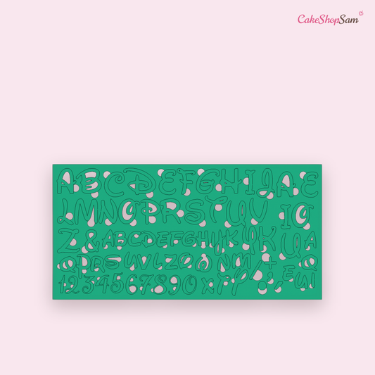 Embosseur lettres et chiffres Disney small — CakeShopSam