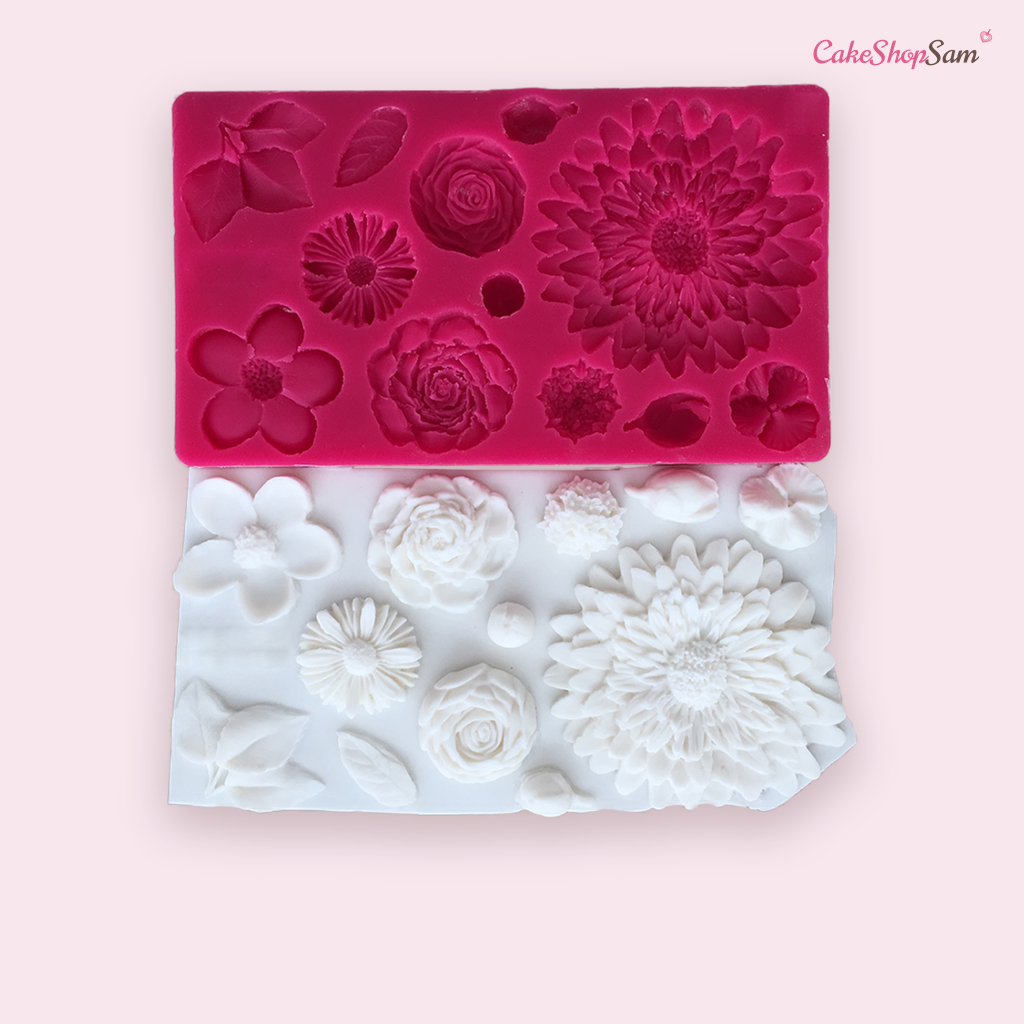 Moule fleurs en silicone — CakeShopSam