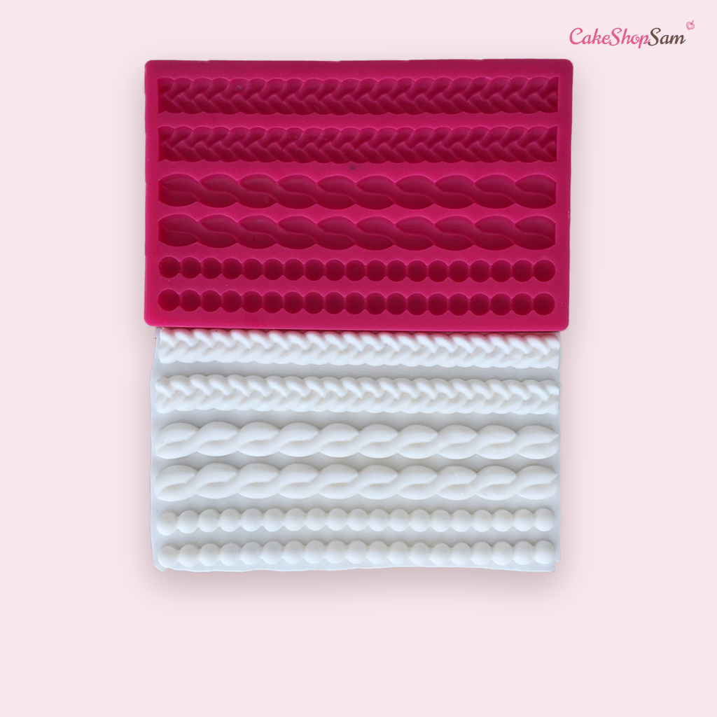 Moule 5 cordes en silicone — CakeShopSam