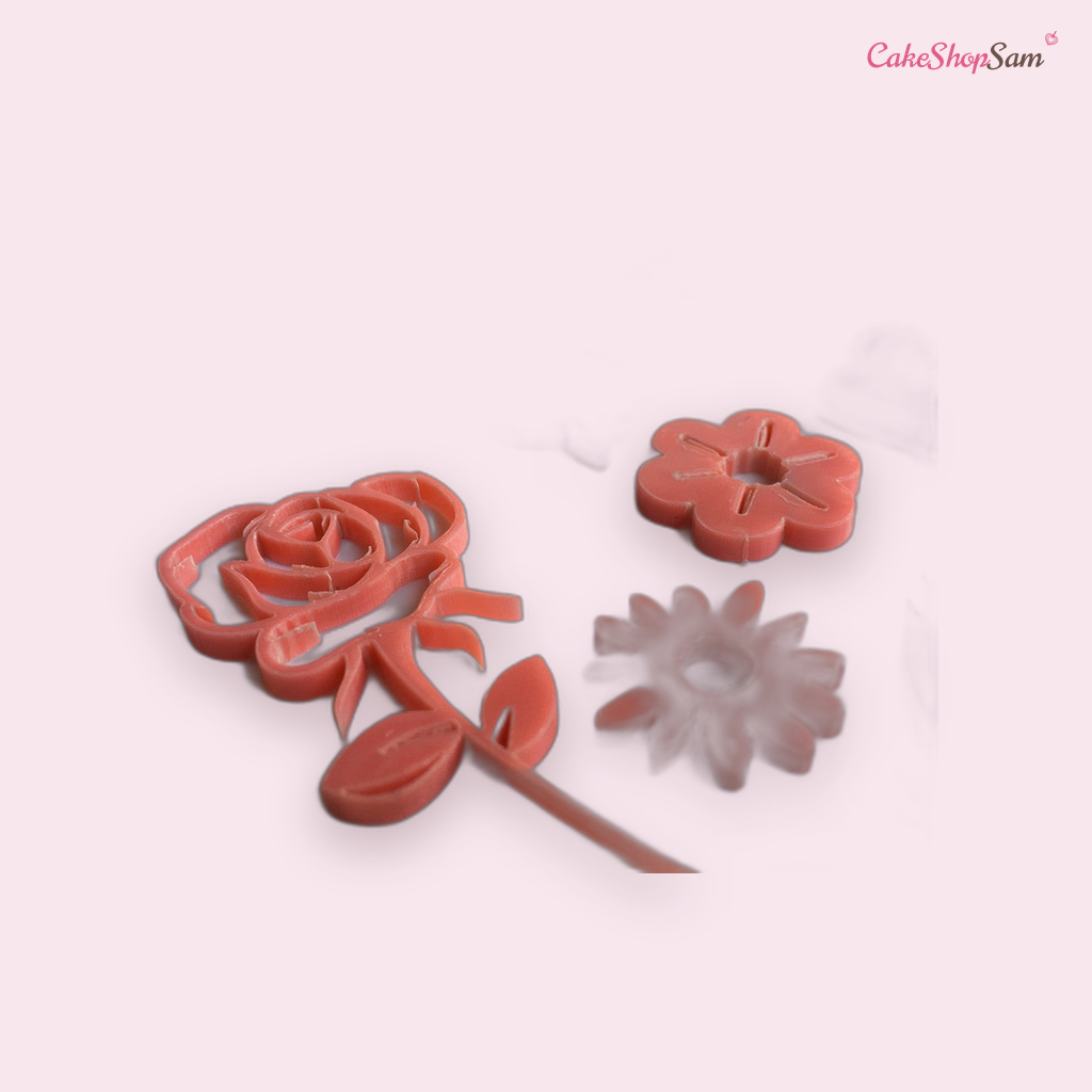 Embosseurs différentes fleurs — CakeShopSam