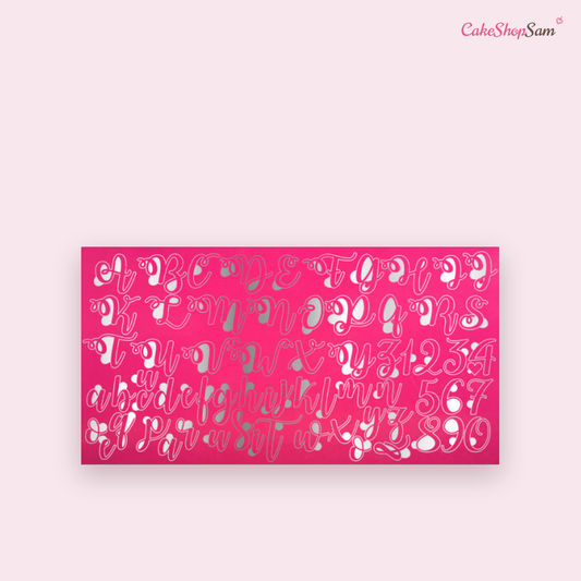 Embosseur lettres et chiffres small — CakeShopSam