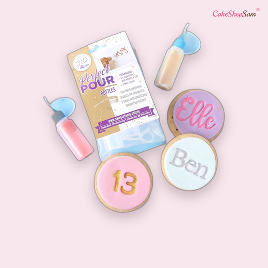 FLACONS SWEET STAMP AVEC MINI ENTONNOIR — CakeShopSam