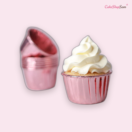 Caissette à cupcakes rose gold sweet stamps lot de 24 pièces — CakeShopSam
