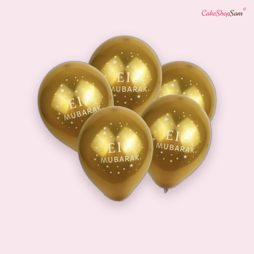 Lot de 10 ballons eid mubarak — CakeShopSam