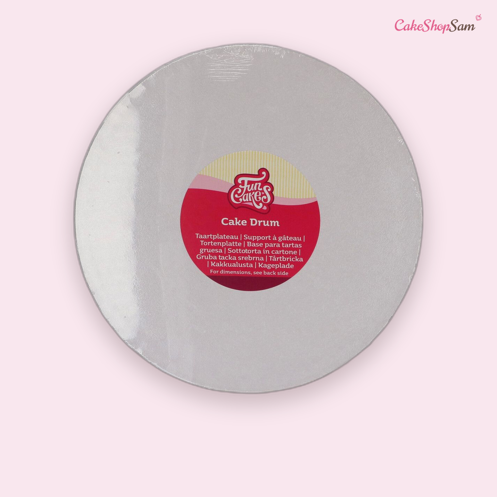 Cakes boards blanc fun cakes 25 cm — CakeShopSam