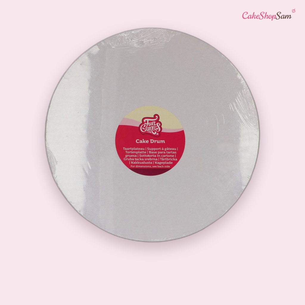 Cakes bord 30,5 cm fun cakes blanc — CakeShopSam