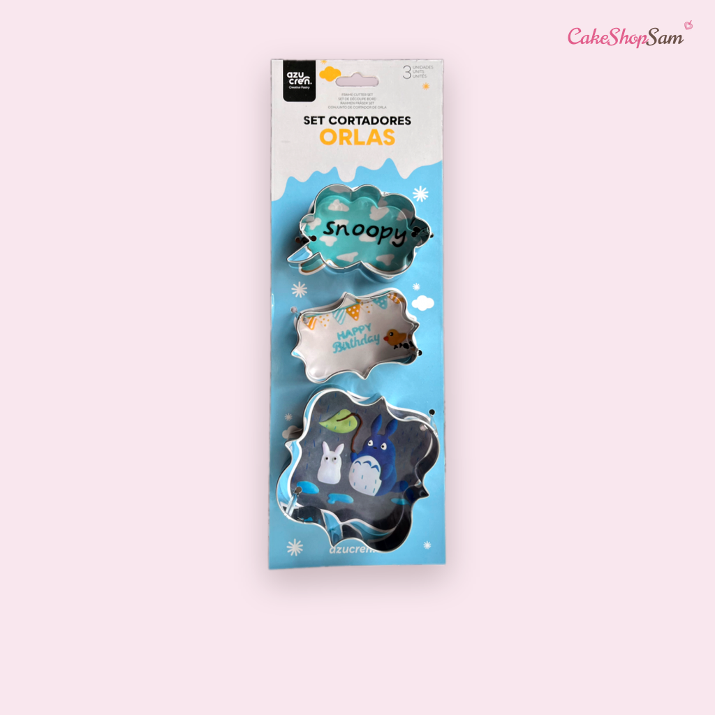 Jeu de 3 emporte pieces — CakeShopSam