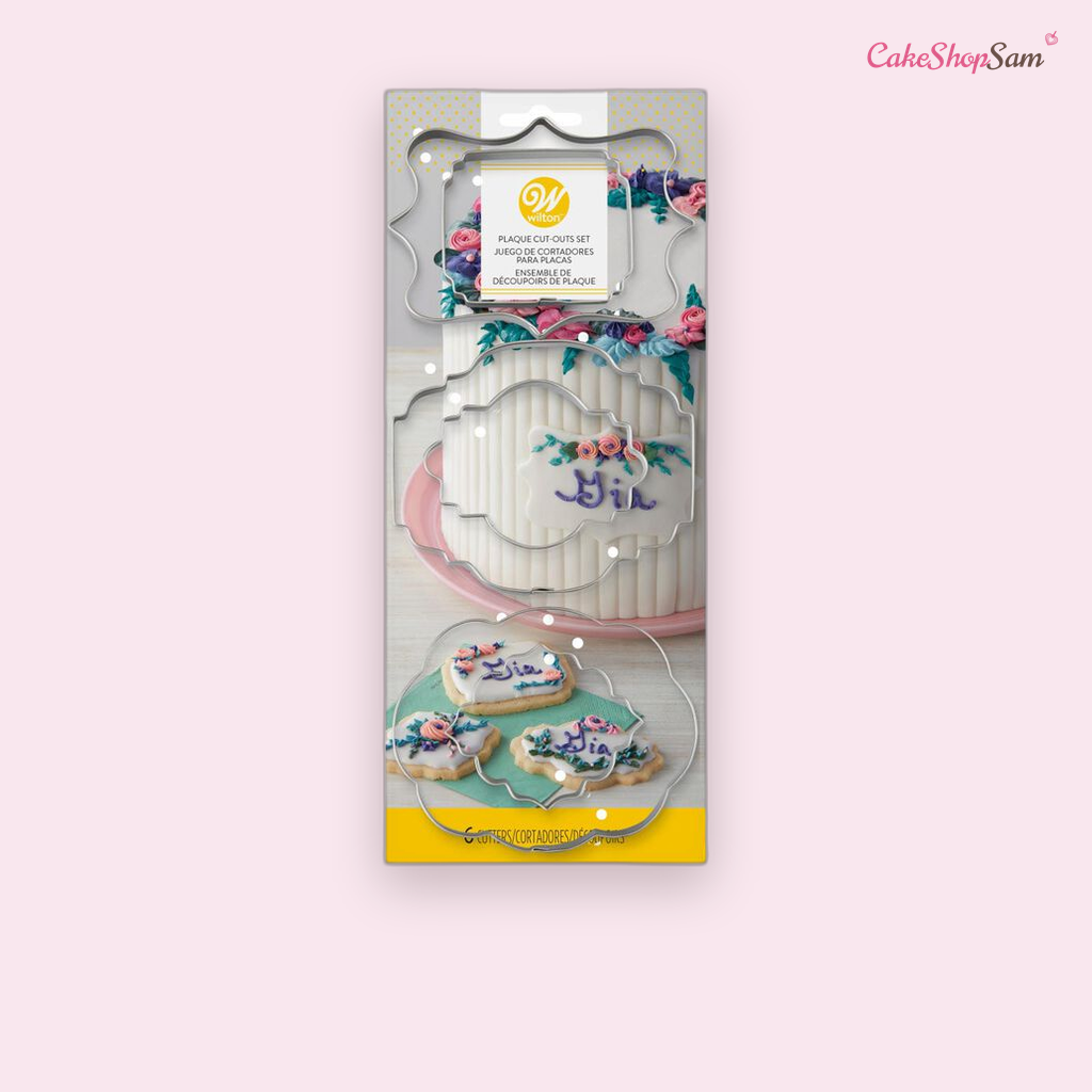 Emporte pièces Wilton 6 pièces inox — CakeShopSam