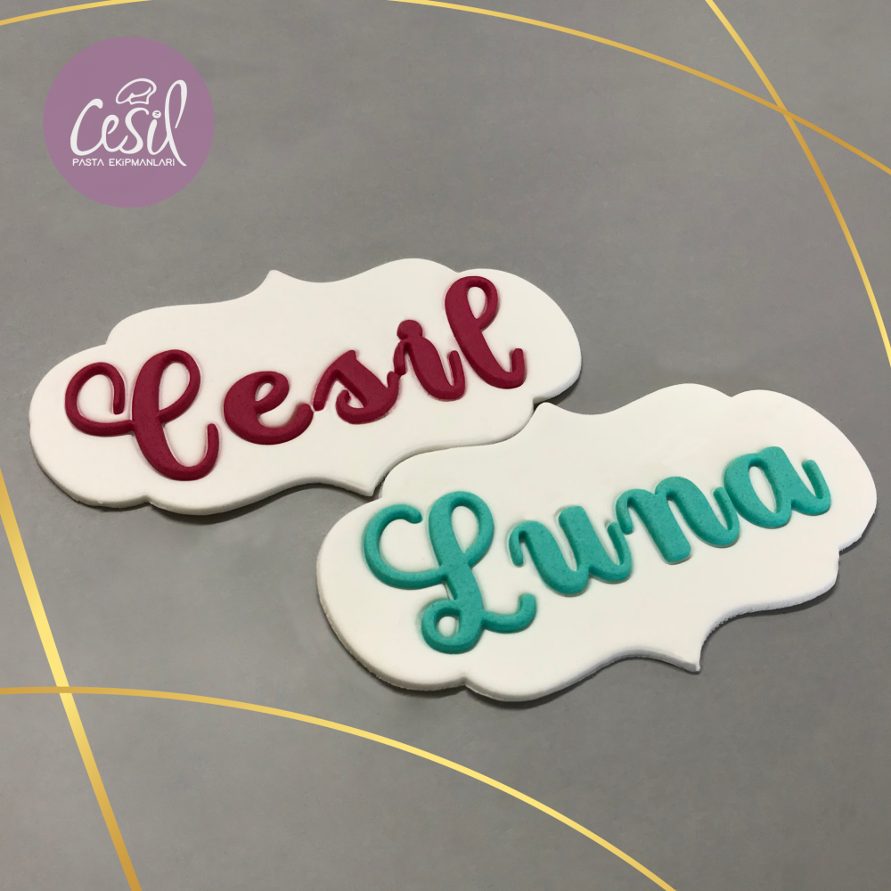 Embosseur — lettres majuscules Luna