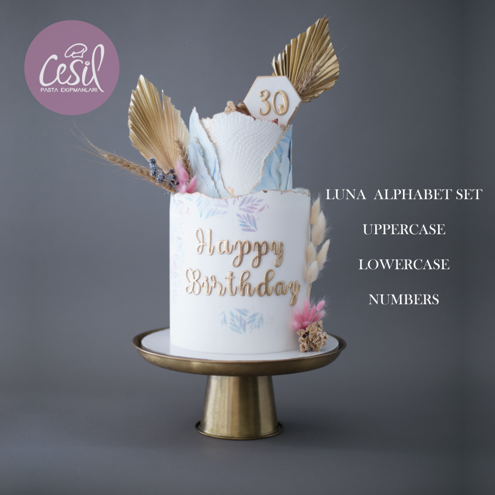 Tampons lettre minuscule — Luna