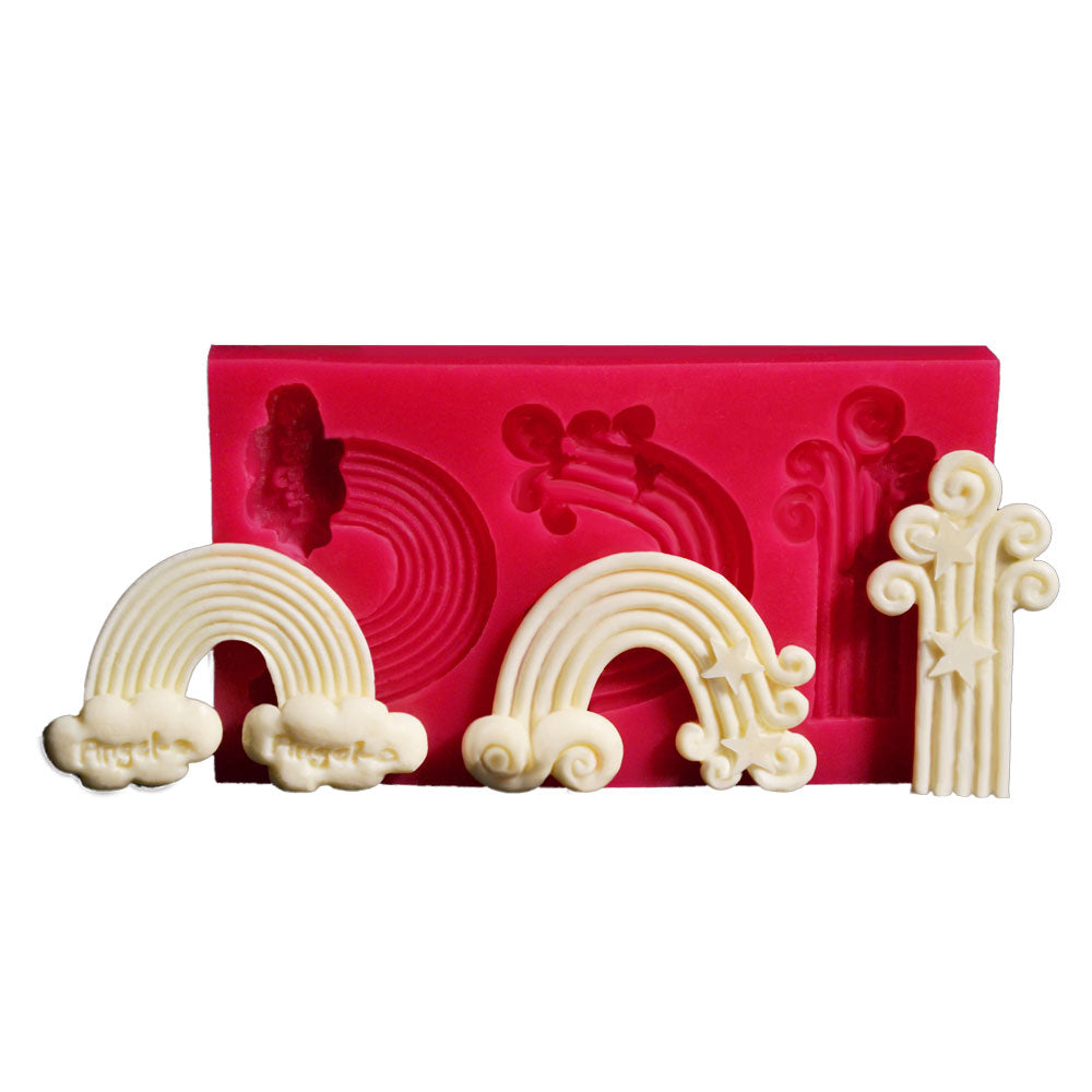 Moule en silicone — arc-en-ciel