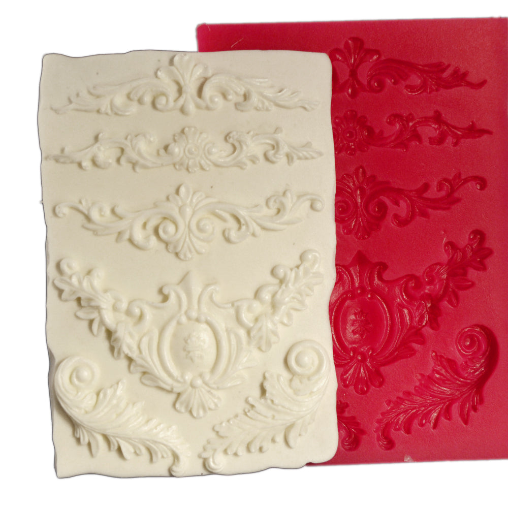 Moule en silicone — ornement et moulure