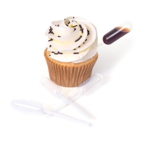 Pipettes plastique pour décor gâteaux — lot de 10