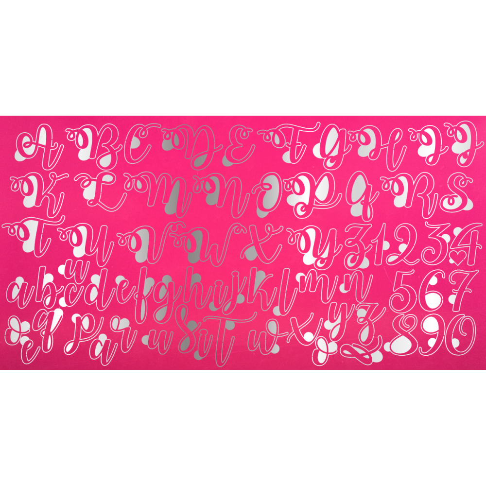 Embosseur — lettres et chiffres médium