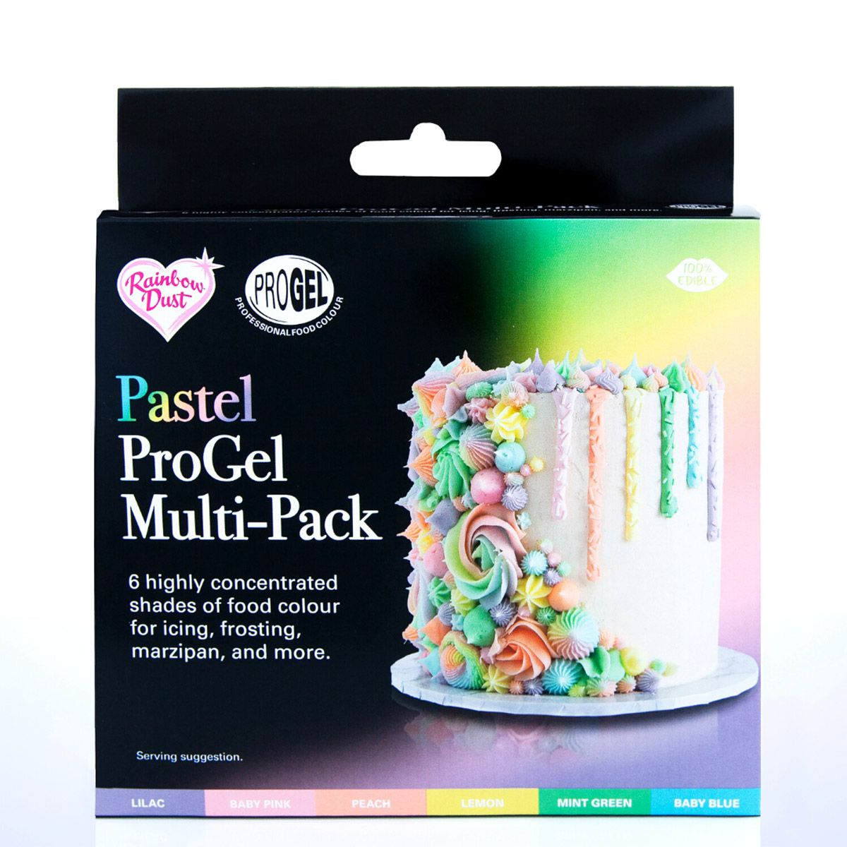 Colorant en gel ProGel — Coffret 6 teintes pastel